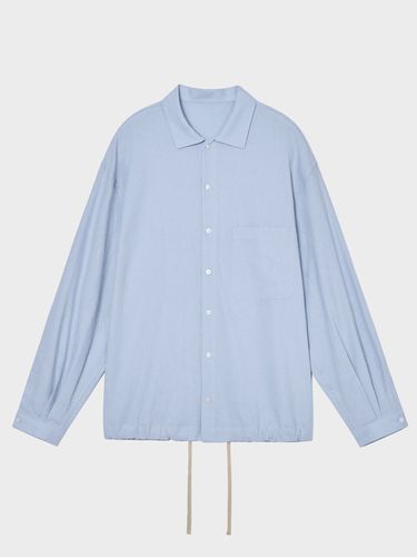 Linen Shirt Jacket (Sky Blue) - V2 - Modalova