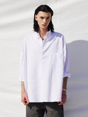 Linen Pullover Overfit Shirt () - V2 - Modalova