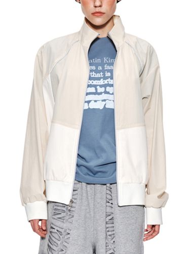 Piping Track Jacket for Men _Light Yellow - Matin Kim - Modalova