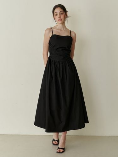 Pure Semi Shirring Long Dress_Black - KINDABABY - Modalova