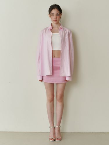 Basic Satin Mini Skirt_Pink - KINDABABY - Modalova