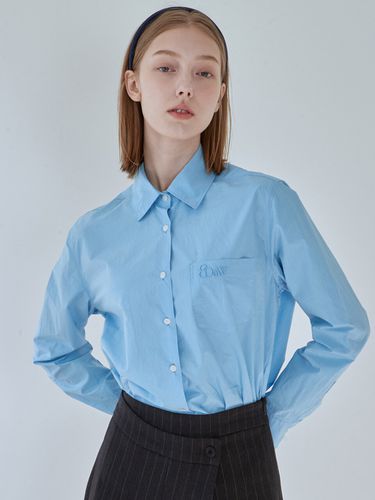 Stitch Shirt_Blue - EIGHT DAYS A WEEK - Modalova