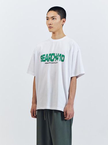 Raise Logo T-Shirt_White / Green - SEARCH410 - Modalova