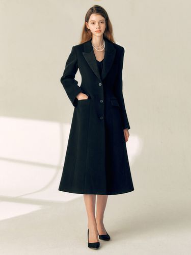 Classic A-line Wool Coat_Black - BAU by Bride And You - Modalova