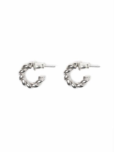 Rope Earring Small_Silver - MARTA - Modalova