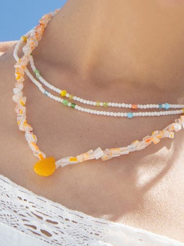 Venezia Glass Necklace_Yellow - FANTASTIC PLANET - Modalova