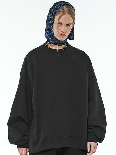 Curved Stitch Oversized Sweatshirt _ - MMIC - Modalova