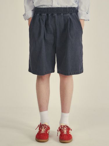 Denim Bermuda Shorts - WEDNESDAY OASIS - Modalova