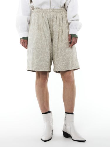 Logo Bamboo Shorts _ Beige - MMIC - Modalova