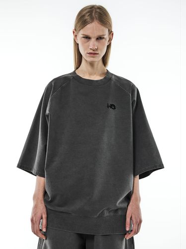 Raglan Oversized T-Shirt _ Charcoal - MMIC - Modalova