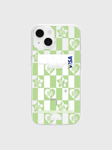 Earp Check Pattern Phone Case With Card Holder - EARP EARP - Modalova