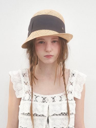 Classic Summer Cloche_Beige - Brown Hat - Modalova