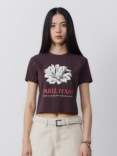 Leaves Crop Tee Real Cotton Creora () - MMIC - Modalova