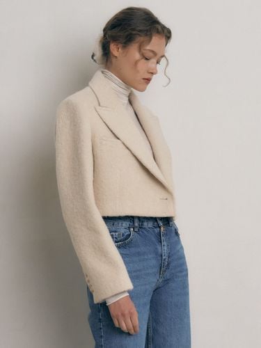 Darling Alpaca Cropped Tailored Blazer - Ike - Modalova