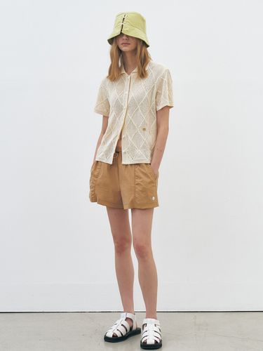 Puckering Shorts _ Dark Beige - MAISONMARAIS - Modalova