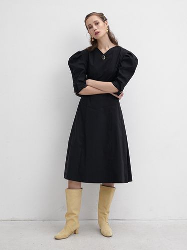 Sleeve Twisted Bell Dress - Et demain - Modalova