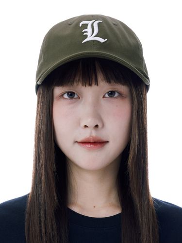 L Logo Ball Cap_Khaki - LUOESPAC - Modalova