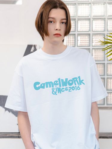 Eyes Logo Short Sleeves T-Shirt - CAMELWORK - Modalova