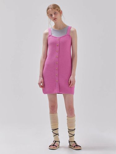 Knit Mini Dress _Pink - RAIVE - Modalova