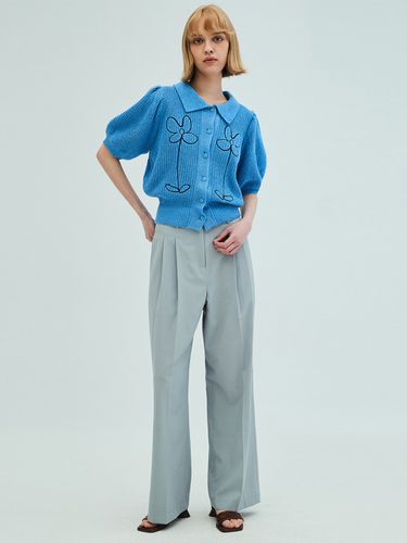 Summer Two Tuck Wide Pants_Gray - OPENING SUNSHINE - Modalova