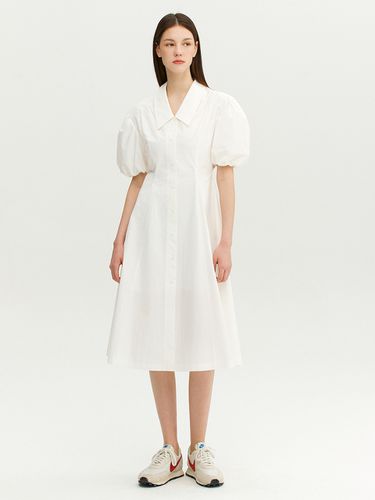 Luccia Balloon Sleeve Shirt Dress _ - AND YOU - Modalova