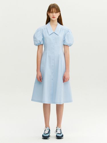 Luccia Balloon Sleeve Shirt Dress _ - AND YOU - Modalova