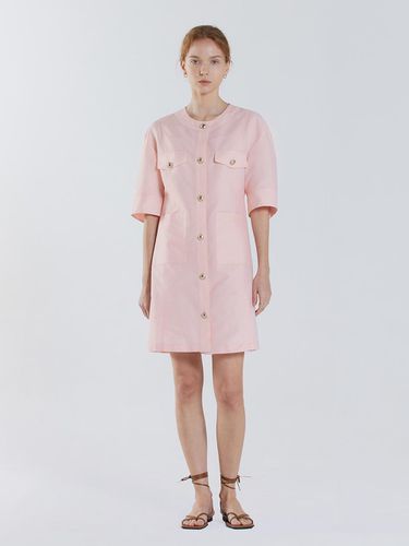 Button Up Mini Dress KW3MO2120_71 - JOY GRYSON - Modalova