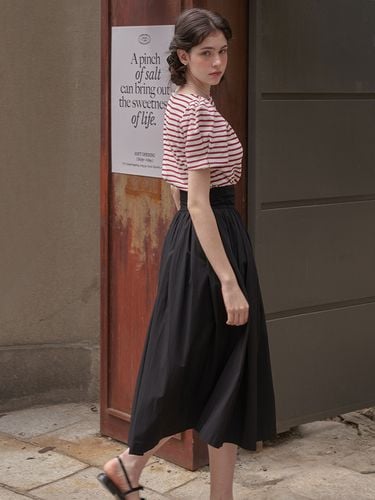 Wrinkle Long Skirt _ 2 Colors - FLOWOOM - Modalova