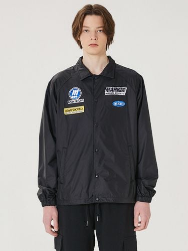 Sports Style Coach Jacket - Black - MARKM - Modalova