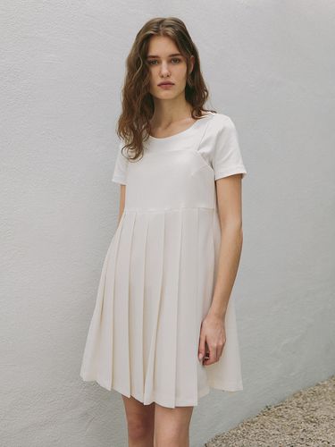 Pleats Mini Dress - Laminez - Modalova