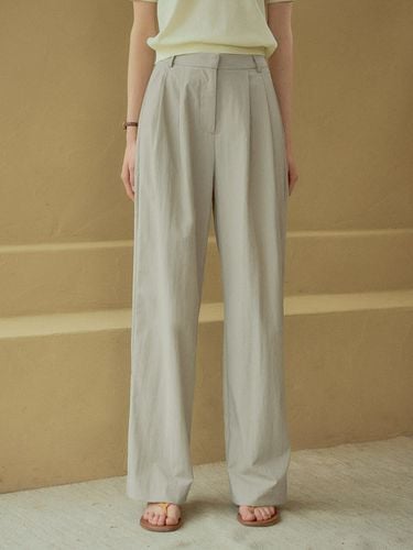 Two-tuck Nylon Slacks - Siyazu - Modalova