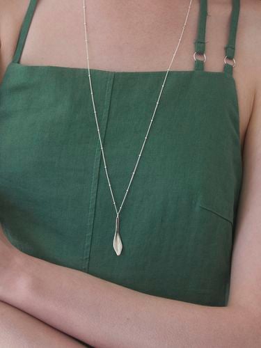 Heart Greenery Necklace 12_ Silver - STILL INSTANT - Modalova