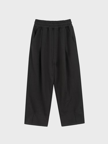 Lightweight Tuck Sweatpants_Black - LIEU HOMME - Modalova