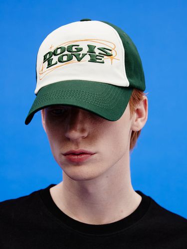 Dog Is Love Two Tone Ball Cap_Green - WAIKEI - Modalova