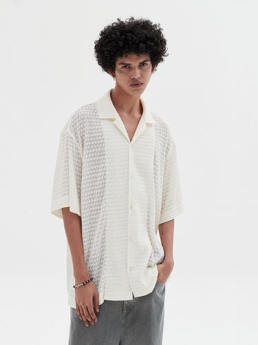 Punching Knitted Short Sleeve Shirts - DNSR - Modalova