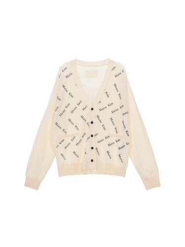 Matin Zigzag Print Cardigan - Matin Kim - Modalova