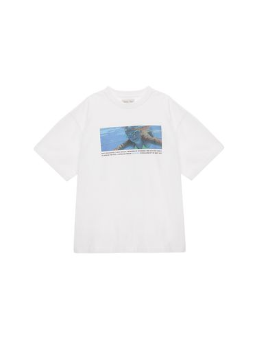 Swimming Printing T-Shirt_White - Matin Kim - Modalova