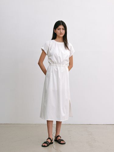 Dolma Sleeve Long Dress _ White - Laminez - Modalova