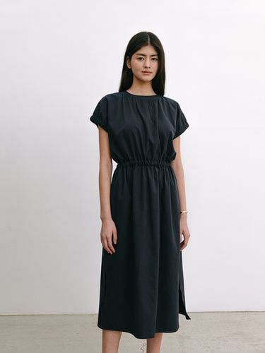 Dolma Sleeve Long Dress _ Navy - Laminez - Modalova