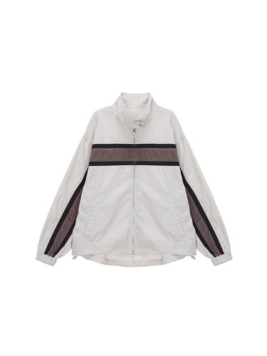 Mesh Mix Racing Jumper For Women_Light Beige - Matin Kim - Modalova