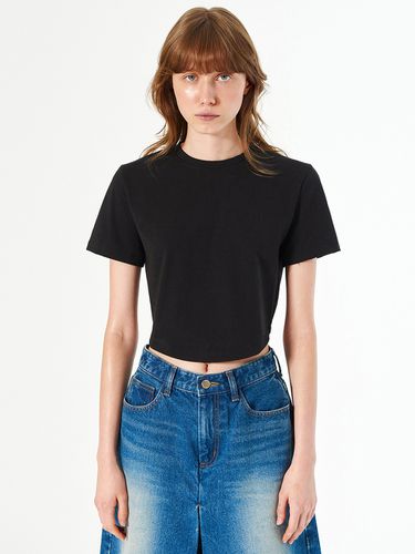 Recycled Round Front T-shirt _ - DIAGONAL - Modalova