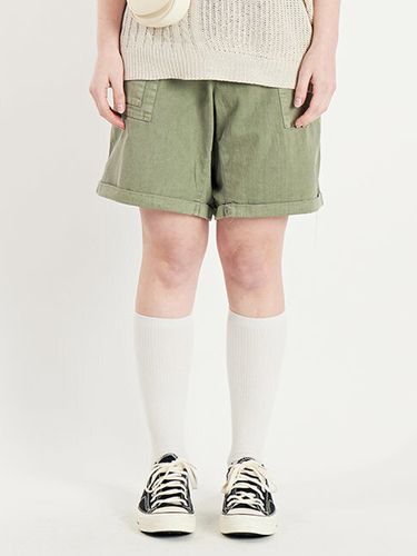 SA Pigment Pocket Turn-up Short Pants_Khaki - Smith Armor - Modalova