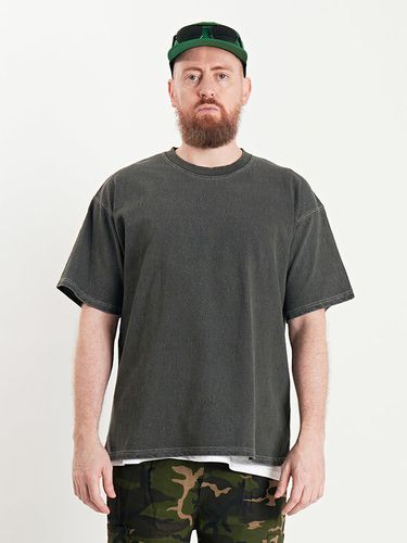 SA Pigment Basic Oversized T-shirt_Charcoal - Smith Armor - Modalova