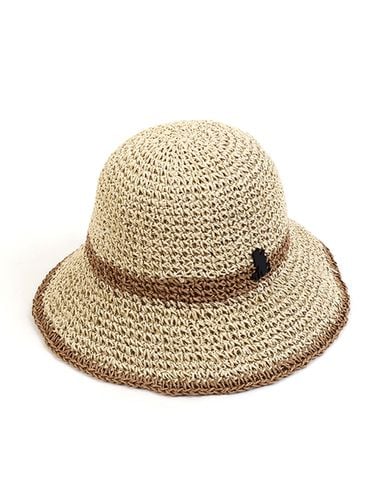 Basic Line Wire Raffia Hat_Brown - Universal chemistry - Modalova