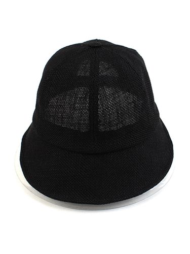 Linen Backopen Wire Bucket Hat_Black - Universal chemistry - Modalova