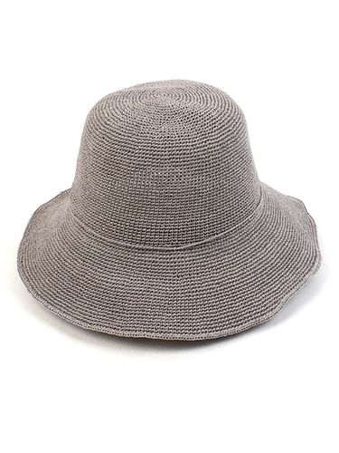 Ribbon Wire Raffia Hat_Gray - Universal chemistry - Modalova