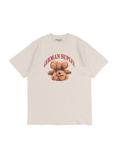 Suplex Bear T-Shirt - Beige - POLYGRAM - Modalova