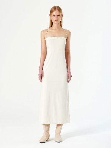 Stretchy Maxi Dress _ Beige - DIAGONAL - Modalova