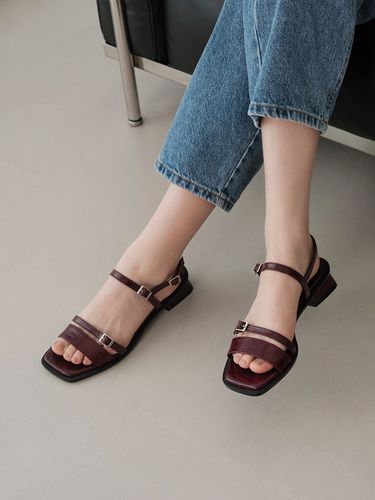 Edita Sandals_ Burgundy - rareness - Modalova