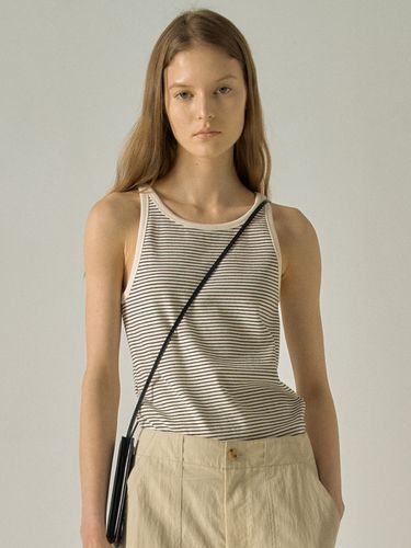 Stripe Sleeveless Top_2 Colors - FACADE PATTERN - Modalova